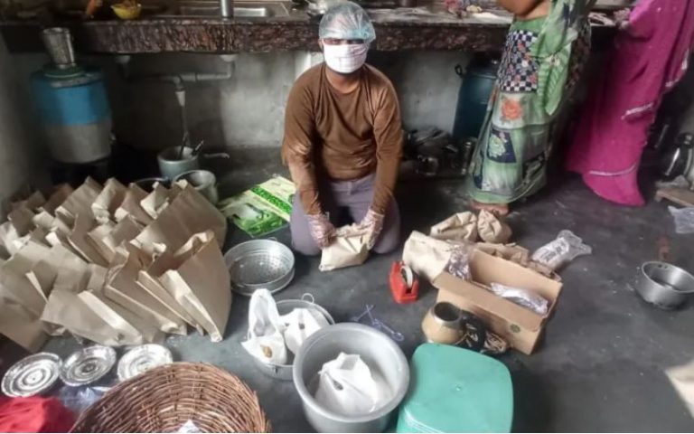 When We Employed An Out-of-Work Food Delivery Guy For Our Sewa Work And Saved Him With Crisis